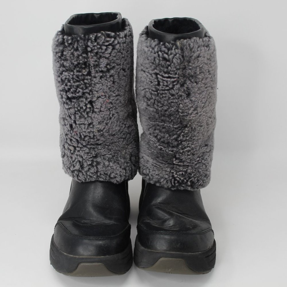 UGG Australia Marien Leather Sheepskin Boots sz 6